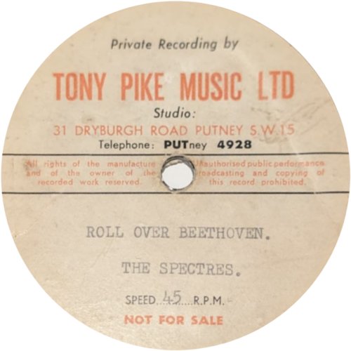 DON'T CRY WHEN YOU ARE ALL ALONE Acetate Side B