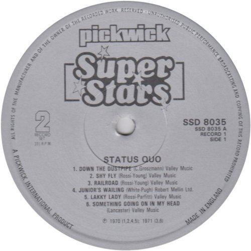 STATUS QUO Disc 1 Side A