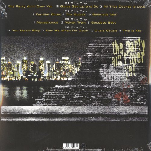 THE PARTY AIN'T OVER YET (YELLOW VINYL) Standard Gatefold Sleeve Rear