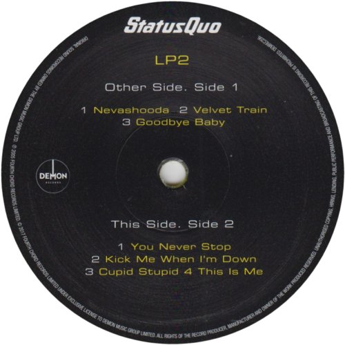 THE PARTY AIN'T OVER YET (YELLOW VINYL) Label: Disc 2 Side B