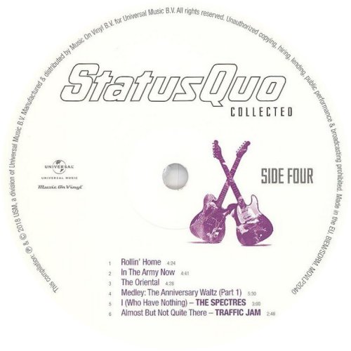 COLLECTED (PURPLE and BLACK VINYL) Label: Disc 2 Side B