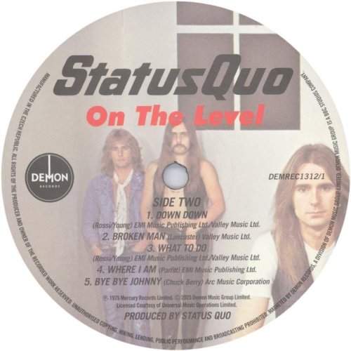 ON THE LEVEL (2025 REISSUE) LABEL - DISC 1 Side B