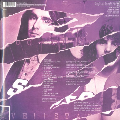 LIVE! GLASGOW+APOLLO+29+OCTOBER+1976 Standard Sleeve Rear