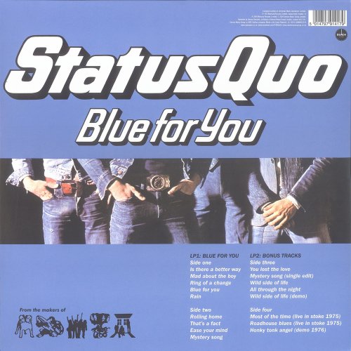 BLUE FOR YOU (2026 REISSUE) Gatefold Sleeve Rear
