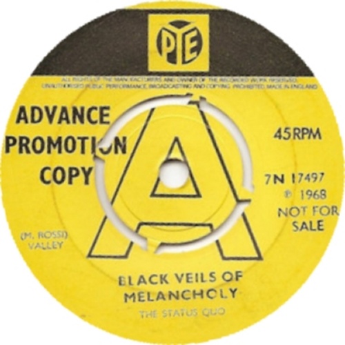 BLACK VEILS OF MELANCHOLY Promo Side A