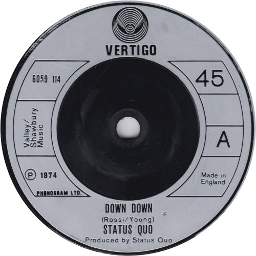 DOWN DOWN Standard issue: Silver Injection Label Side A