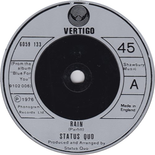RAIN Standard issue: Silver Injection Label Side A