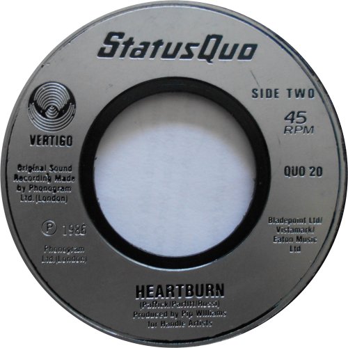 IN THE ARMY NOW Jukebox Copy with large dinked centre v2 Side B