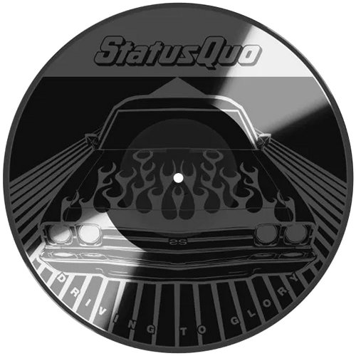 DRIVING TO GLORY (REISSUE) Test Pressing Label