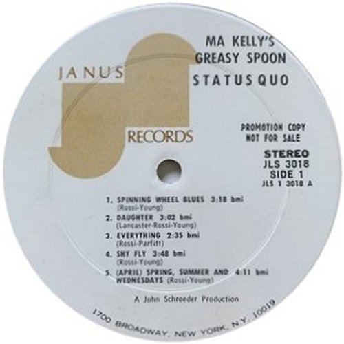 MA KELLY'S GREASY SPOON Promo Label v2 Side A