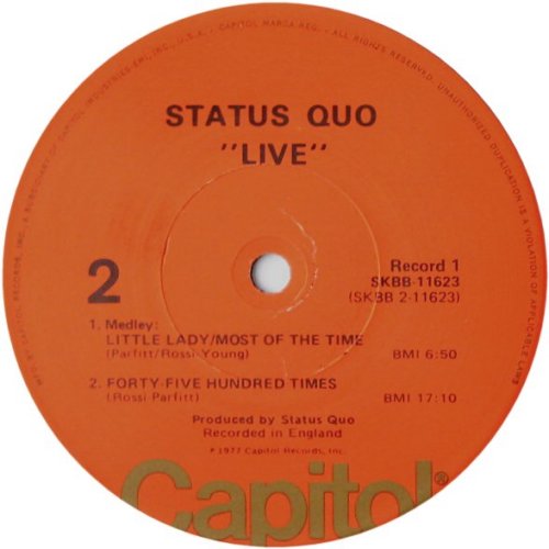 LIVE Label v1 - Disc 1 Side B