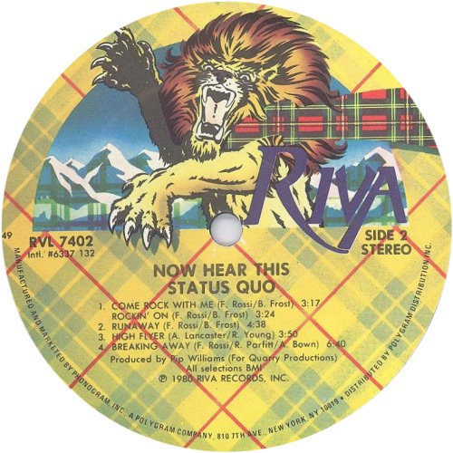 NOW HEAR THIS Label v3 Side B