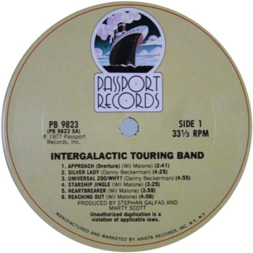 INTERGALACTIC TOURING BAND Standard Label Side A