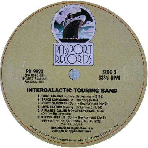 INTERGALACTIC TOURING BAND Standard Label Side B